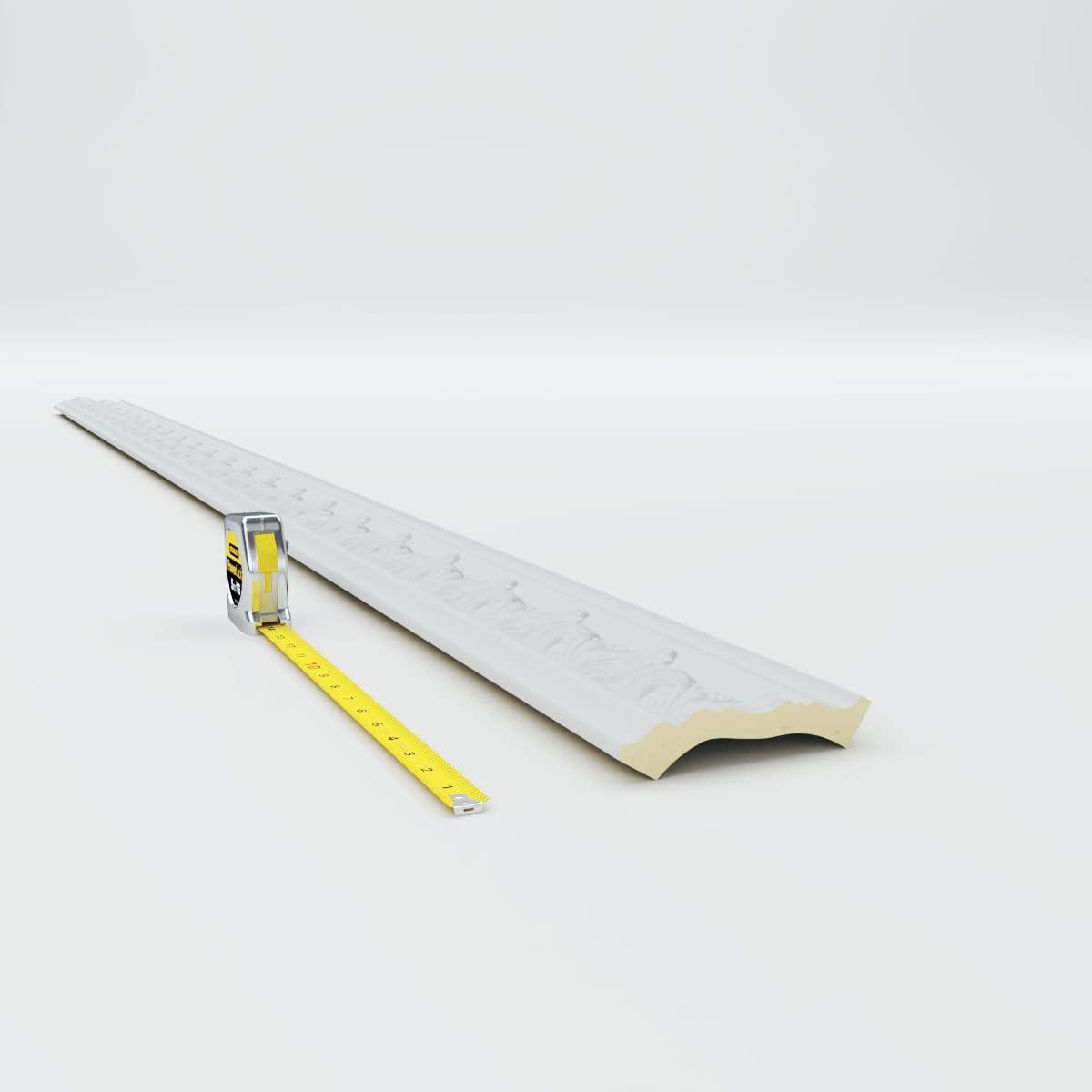 Ekena Millwork 4 1/2"H x 3 1/4"P x 5 1/2"F x 94 1/2"L Devon Crown Moulding