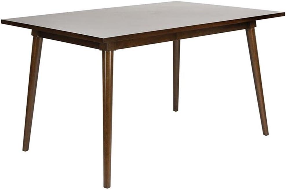 Tia Rectangle Dining Table - Walnut - Safavieh