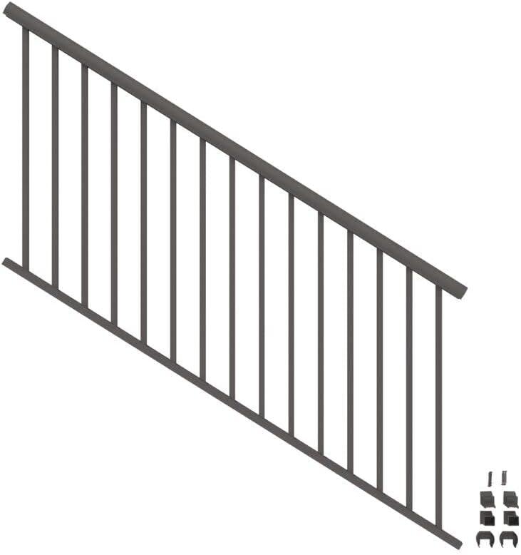 Barrette Outdoor Living VersaRail Winchester 36'' H x 72'' W Aluminum Porch And Stair Railings