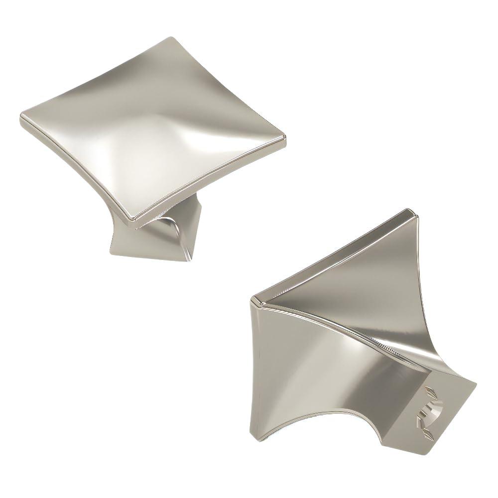 Twist 1 1/4" Length Square Knob