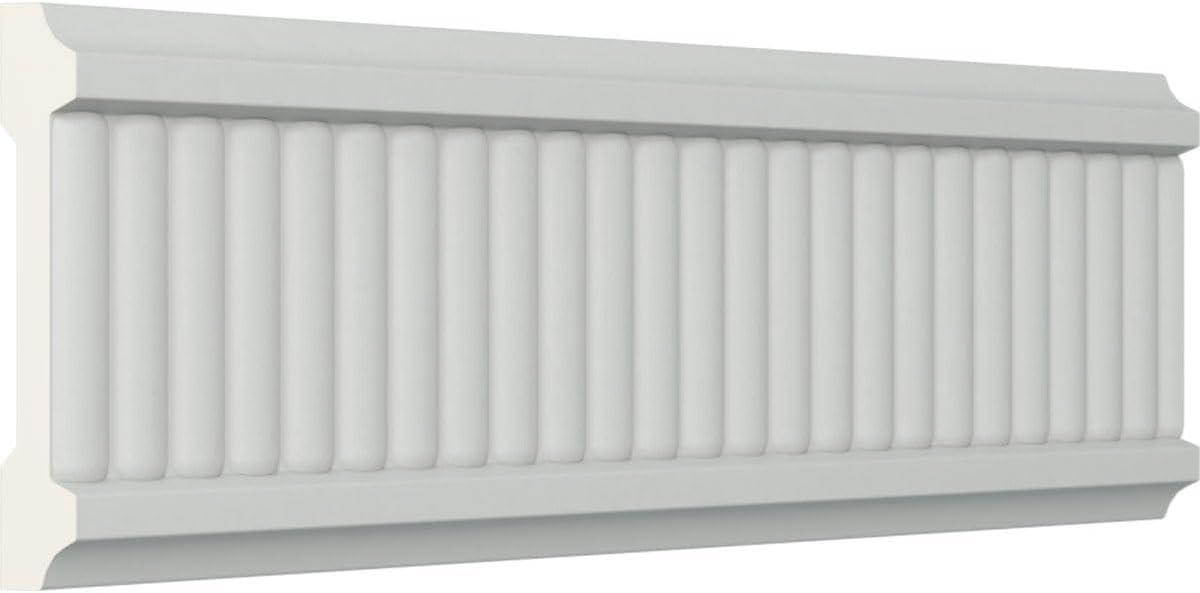 Ekena Millwork 3"H x 5/8"P x 94 1/2"L, (3/8" Repeat), Nevio Chair Rail (Set of 8)