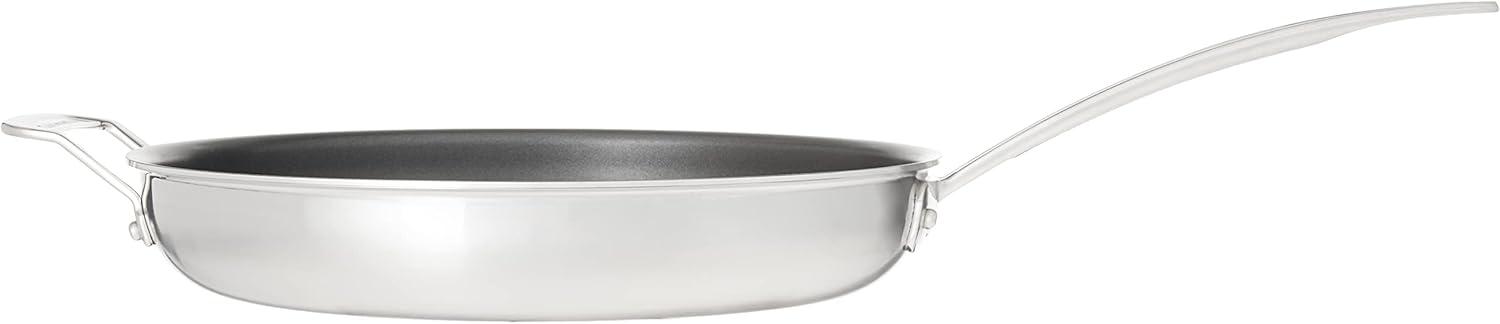 Stainless Steel 12" Non-Stick Skillet with Helper Handle