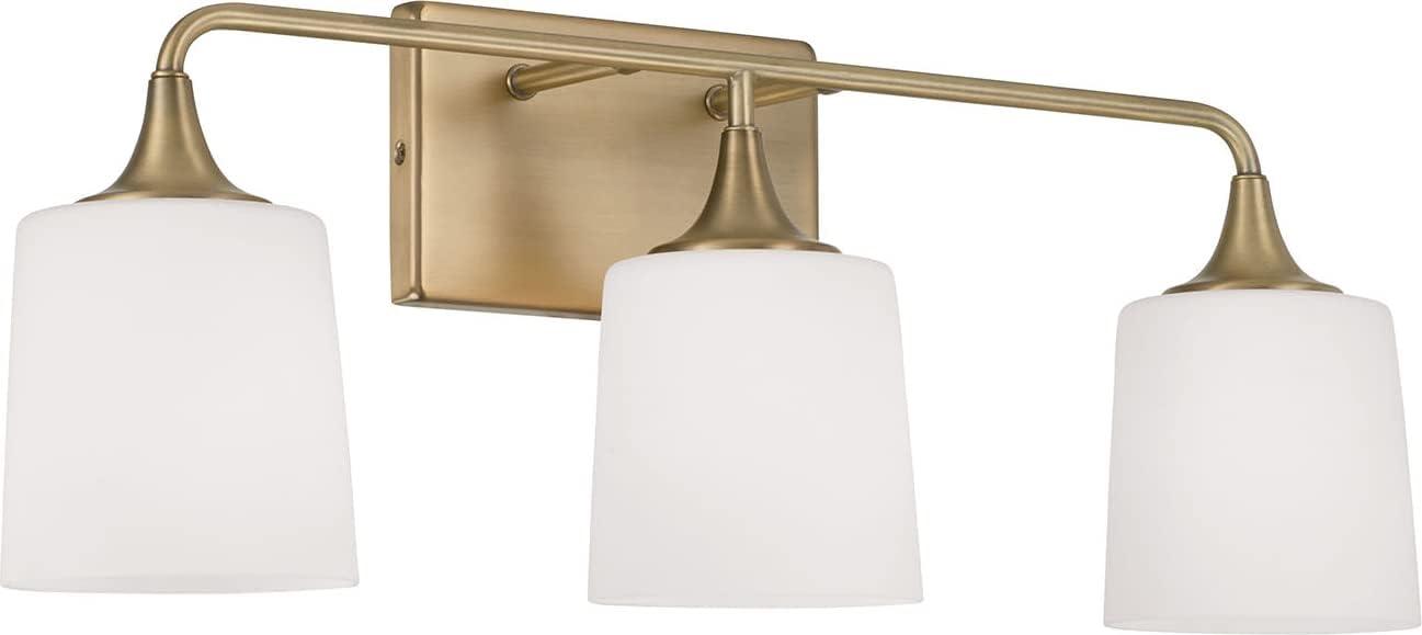 Capital Lighting 148931-541 Presley 3 Light 27" Wide Vanity Light - Brass