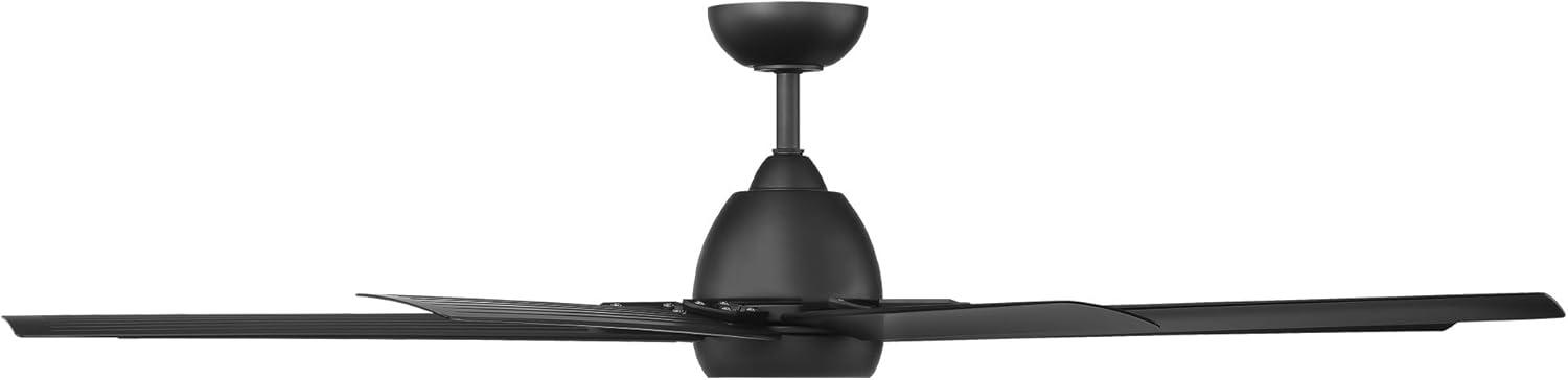 66" 8 - Blade Outdoor / Indoor Smart Ceiling Fan with Remote Control Included, Works With Google Assistant, Amazon Alexa and IOS/Android Mobile APP