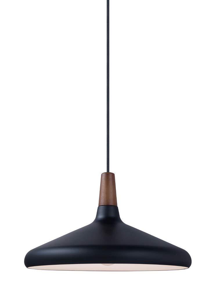 Maxim Lighting Nordic 1 - Light Pendant in  Walnut/Black