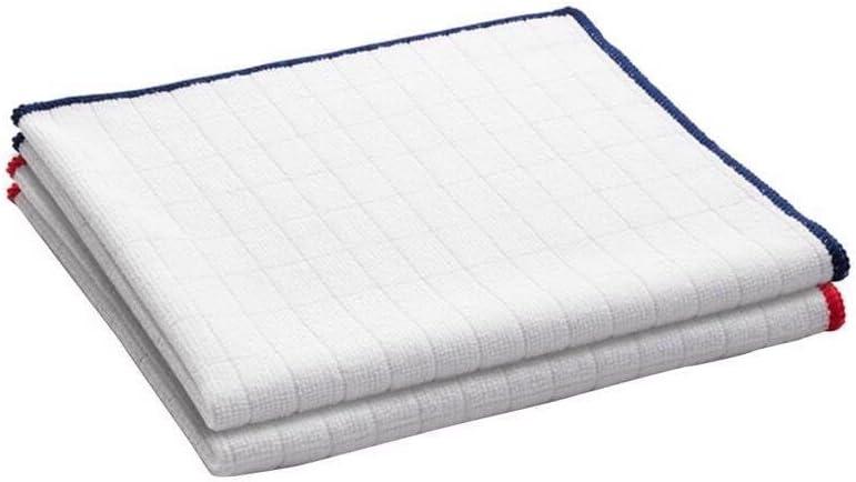 Red and Blue Microfiber Kitchen Cleaning Cloth Set, 2 Pack