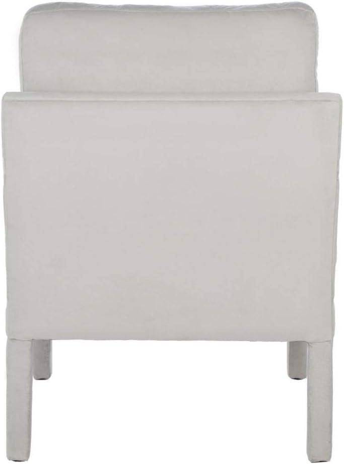 Genoa Upholstered Arm Chair - ACH4510 - Light Grey - Safavieh
