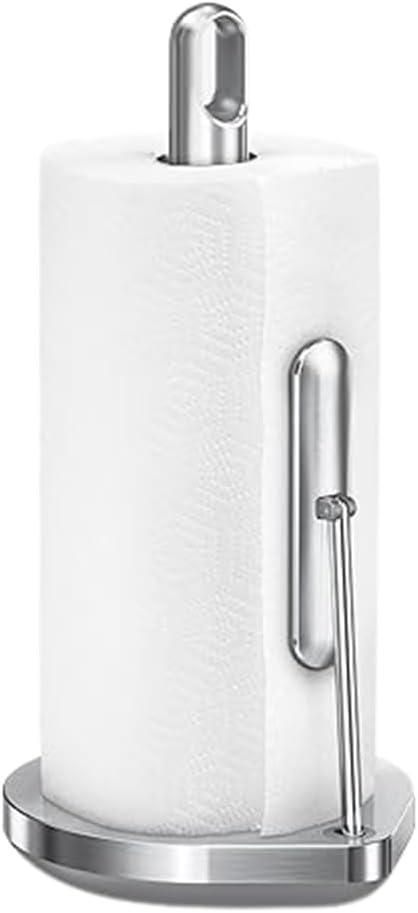 simplehuman Tension Arm Standing Paper Towel Holder, Stainless Steel