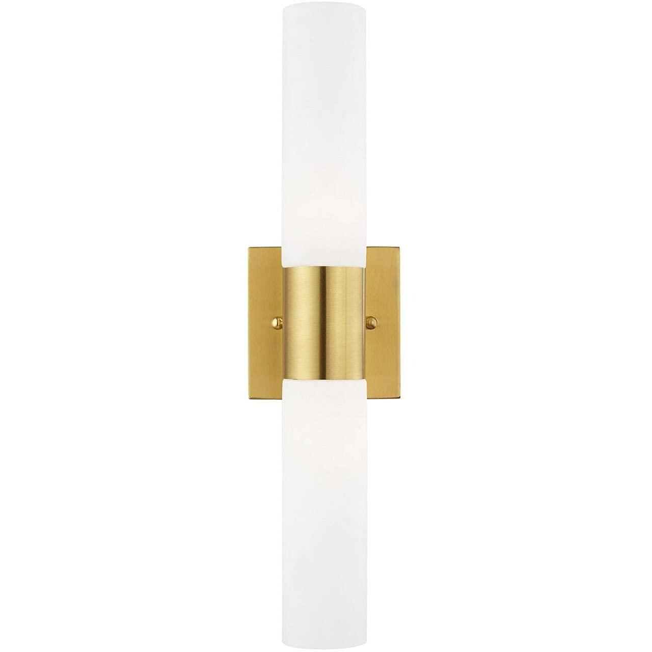 Livex Lighting Aero 2 - Light Vanity in  Satin Brass