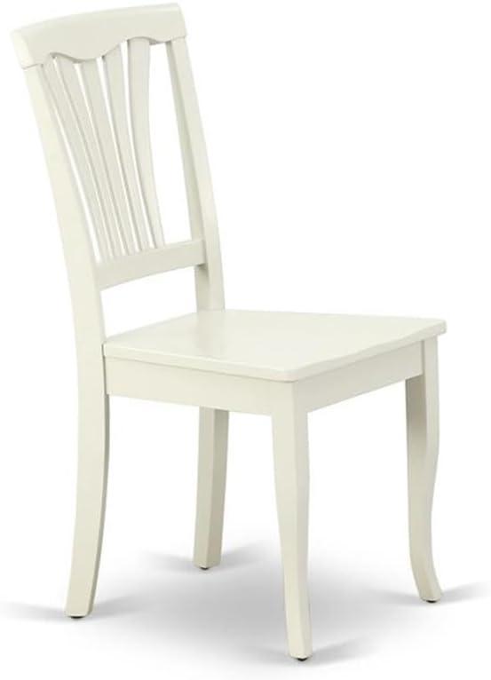 Avon Dining Room Chair with Wood Seat - Linen White - Set of 2