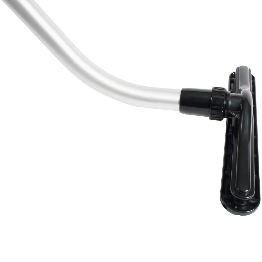 Cen-Tec Systems 95017 Hard Carpet EZ-Glide Tool, 14", 2-Piece S-Wand, Backpack Vacuum Attachment Kit w/Floor Brush, Black