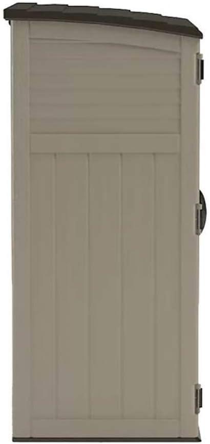Suncast Suncast 53 in. W x 32.5 in. D Resin Vertical Tool Shed