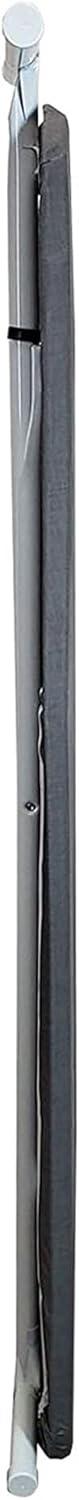 Homz T-Leg Foldable Adjustable Ironing Board w/Pad & Cotton Cover, Gray