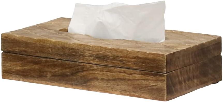 Vintiquewise Modern Decorative Paper Facial Tissue Box Holder for Kitchen, Dining Room, and Office