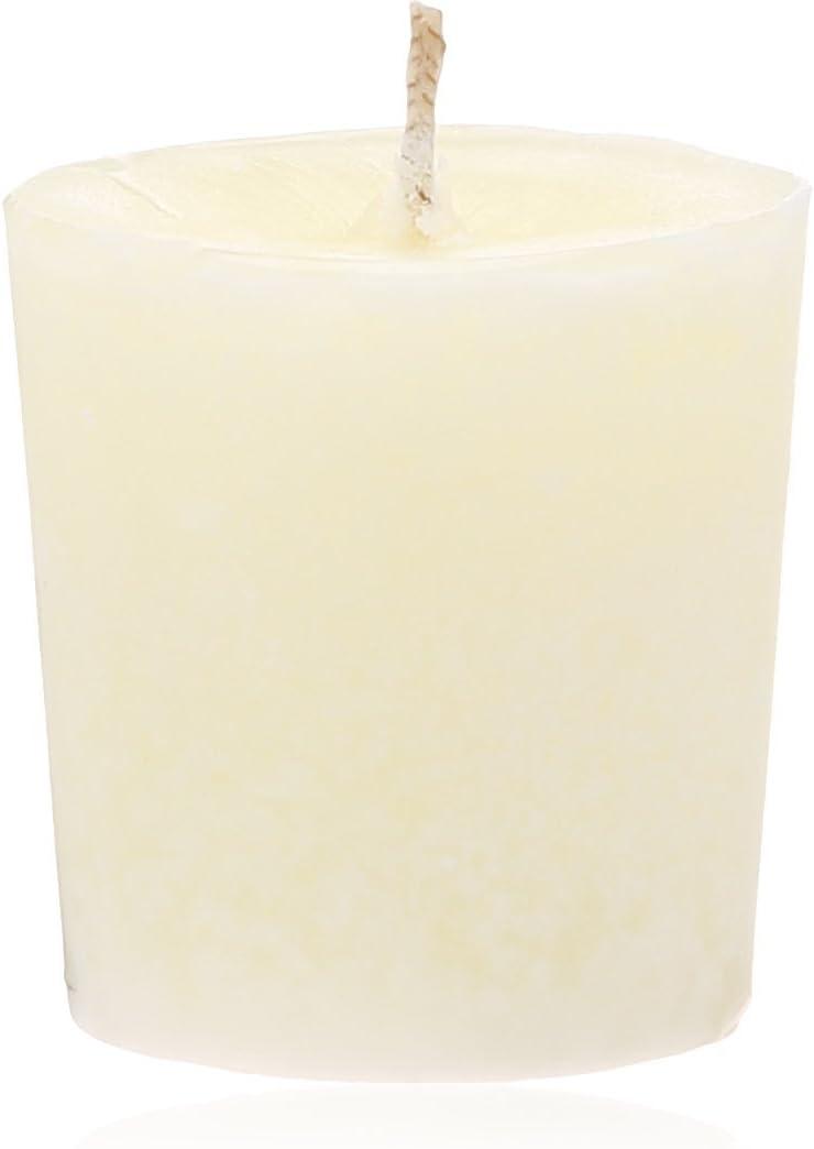 Aroma Naturals Votive Candles .. with Orange Clove and .. Cinnamon Essential Oil White .. Scented, Peace Pearl, 5.5x3.75x2 .. Inch (Pack of 6)