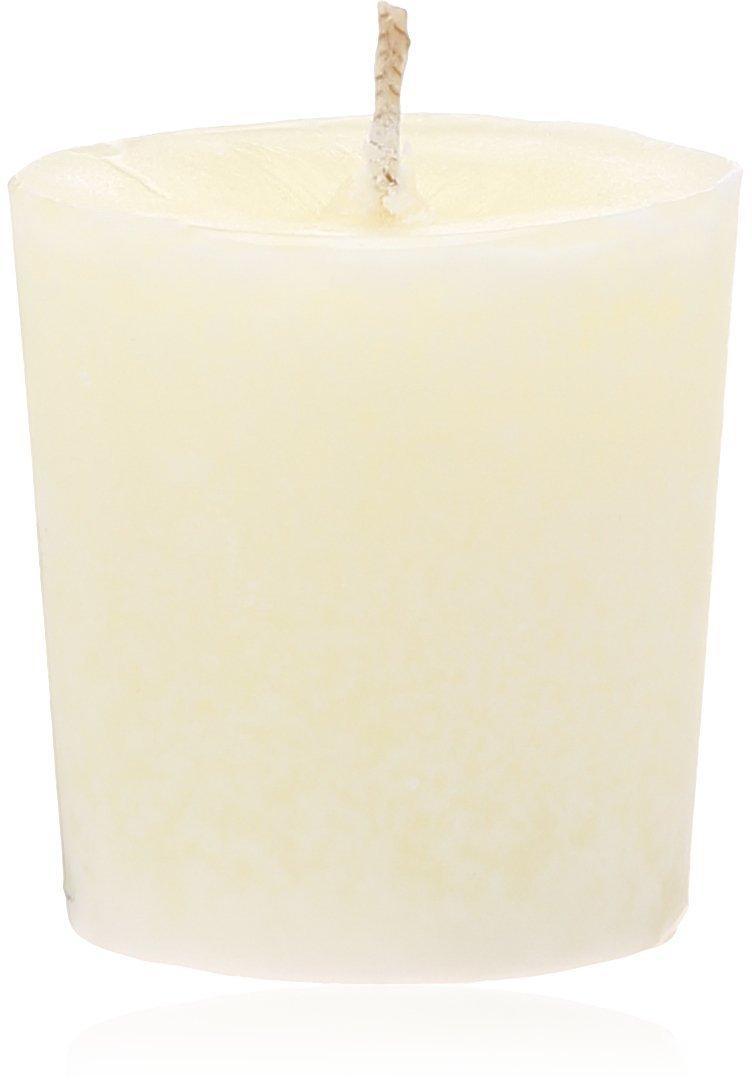 Aroma Naturals Votive Candles .. with Orange Clove and .. Cinnamon Essential Oil White .. Scented, Peace Pearl, 5.5x3.75x2 .. Inch (Pack of 6)