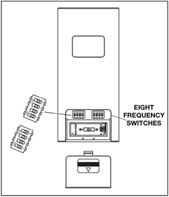 White Handheld Remote Control for Ceiling Fans