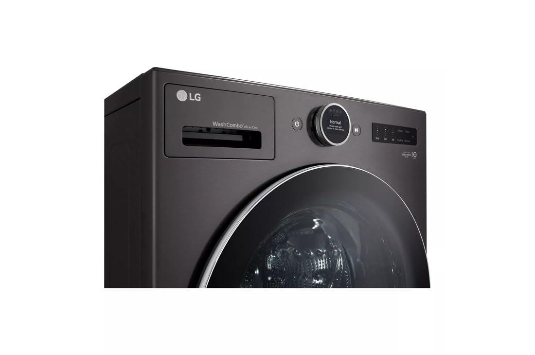 LG LG Ventless Washer/Dryer Combo WashCombo, All-in-One Mega Capacity with Inverter HeatPump, Technology and Direct Drive Motor, 5.0 cu. ft. WM6998HBA