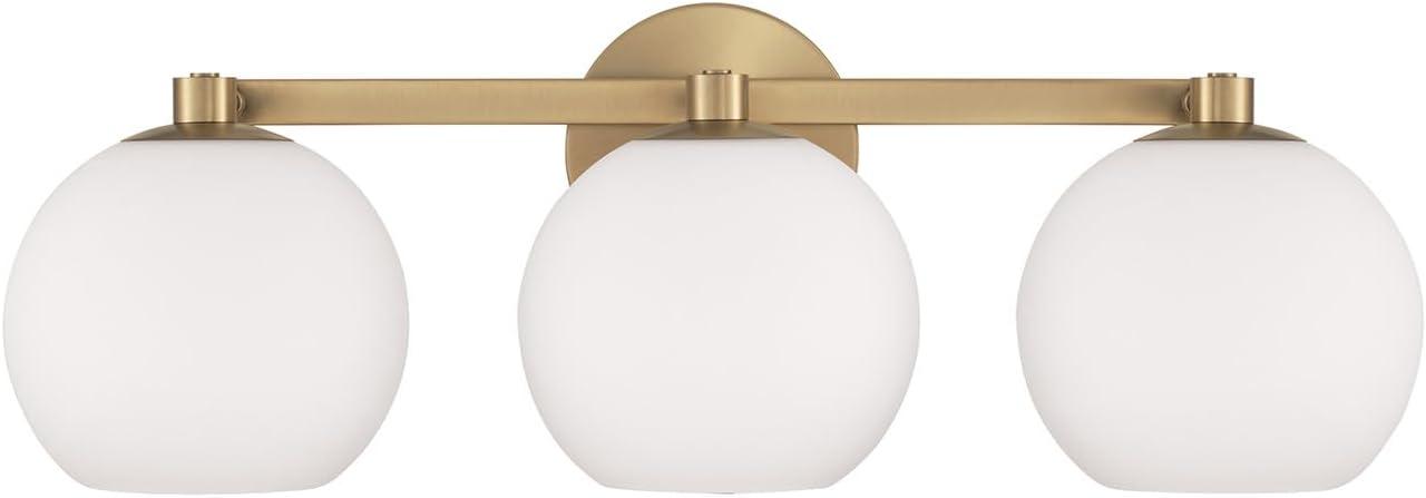 Ansley 3 Light Frosted Dimmable Vanity Light