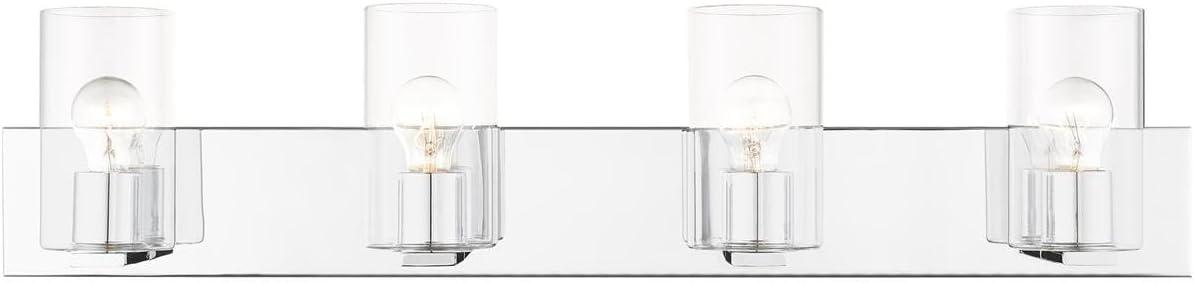 Livex Lighting Zurich 4 - Light Vanity in  Polished Chrome