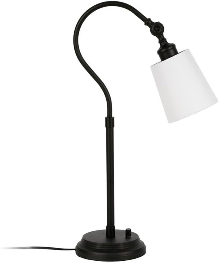 Evelyn&Zoe Industrial Metal Arc Table Lamp