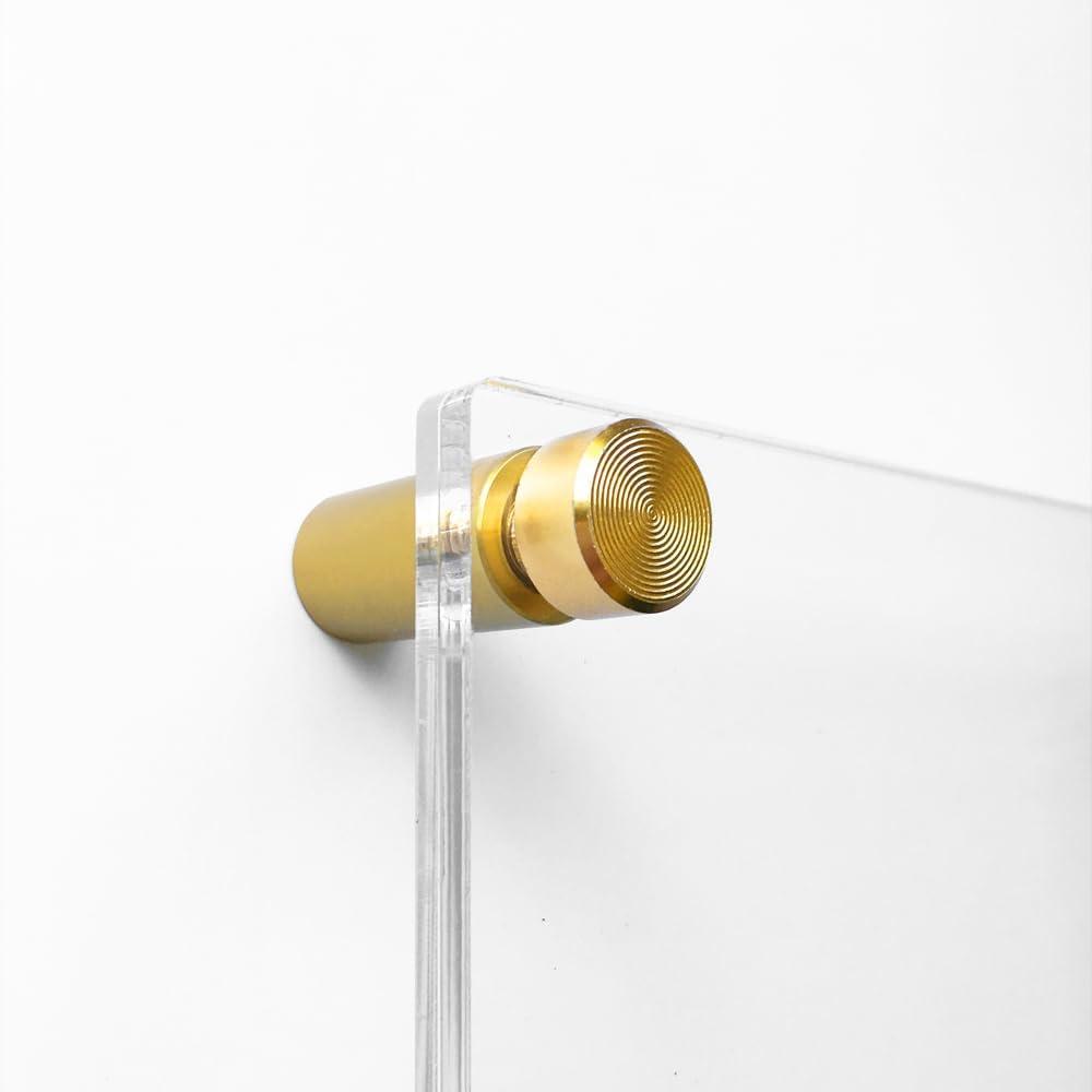 Wexel Art 1-Inch Standard Wall Mounts Grade Acrylic Floating Frames, Silver (Pack Of 4)