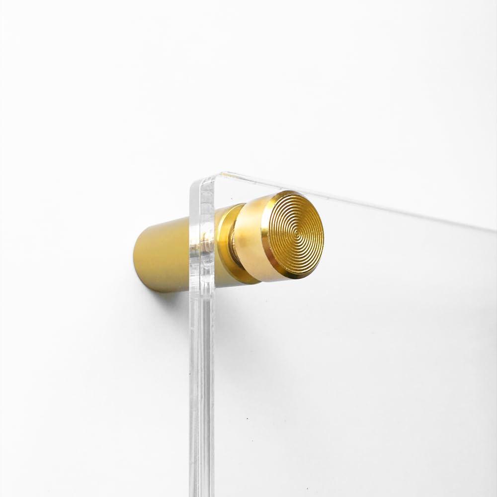 Wexel Art 1-Inch Standard Wall Mounts Grade Acrylic Floating Frames, Silver (Pack Of 4)