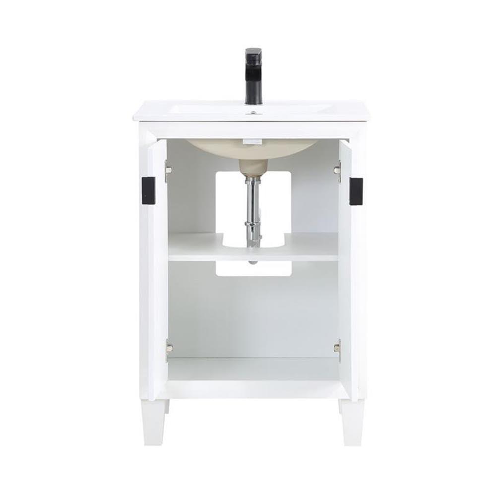 Manhattan Comfort Hyde Vanity Sink, 24 in, 24 INCH