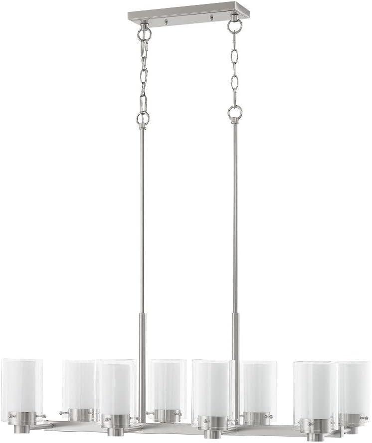 Livex Lighting - Manhattan - 8 Light Chandelier in Contemporary Style - 17.75