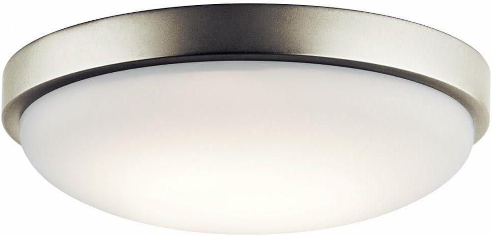 10763NILED-Kichler Lighting-15W 1 Led Flush Mount - With Utilitarian Inspirations - 3 Inches Tall By 11.5 Inches Wide