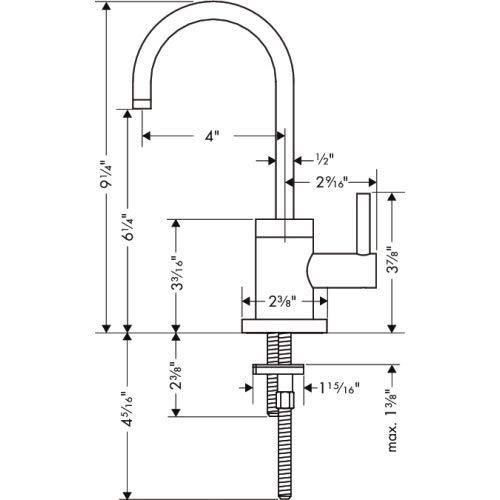 Talis S Pull Down Cold Water Dispenser