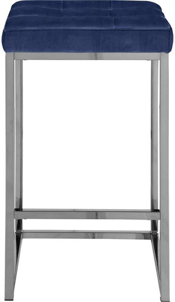 Derik Upholstered Stool with Metal Frame