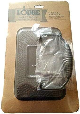 Lodge Cast Iron 6.75 In. x 4.5 In. Grill Press, Black