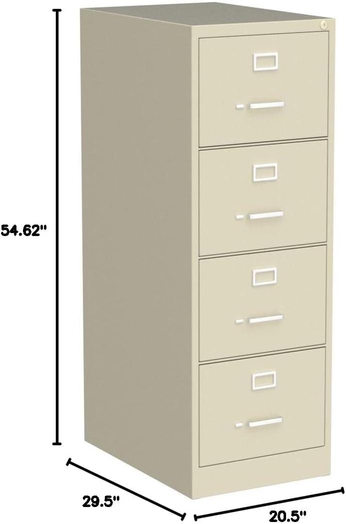 Fortress 18'' Wide 4 -Drawer Steel File Cabinet