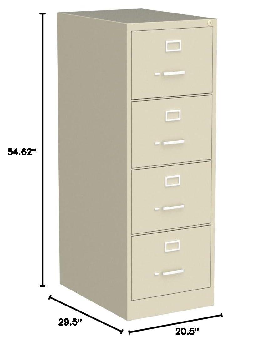 Fortress 18'' Wide 4 -Drawer Steel File Cabinet
