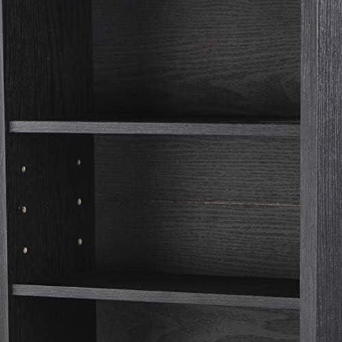 Atlantic Herrin Media Storage Cabinet – Protects & Organizes Prized Music, Movie, Video Games or Memorabilia Collections, PN 74736250 in Ebony
