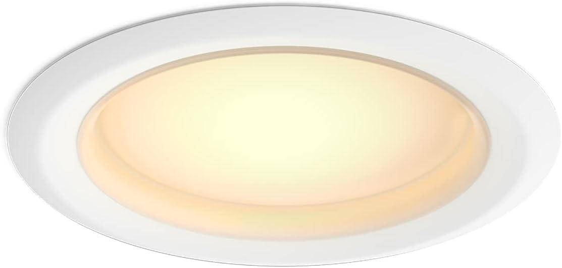 White Smart LED Recessed Downlight with Voice Control