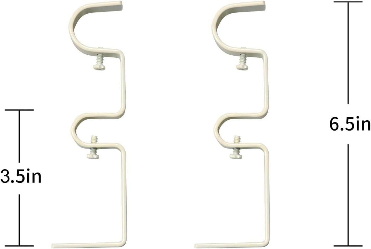 Meriville Adjustable Double Curtain Rod