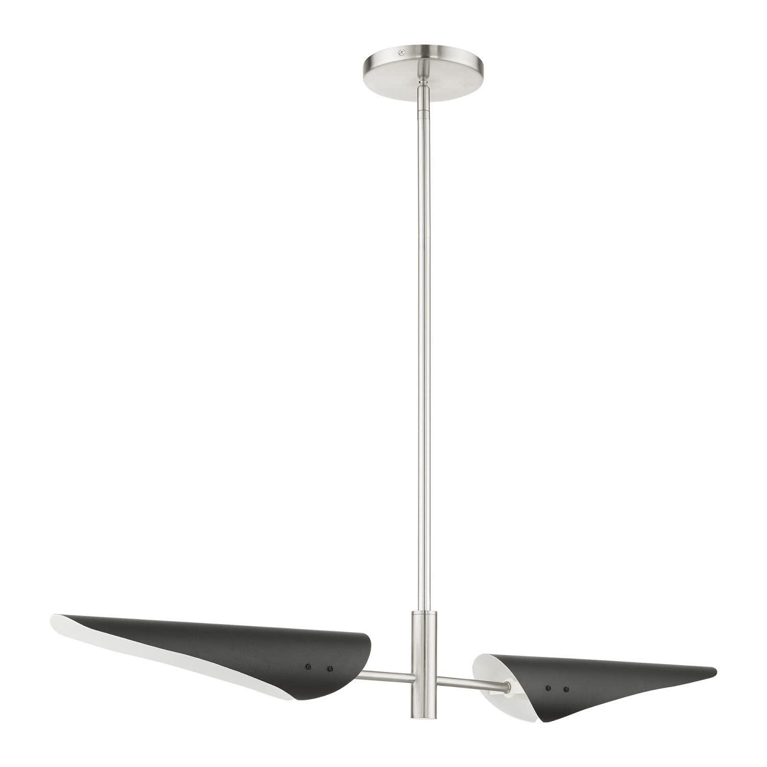 Livex Lighting Capistrano 2 - Light Chandelier in  Brushed Nickel
