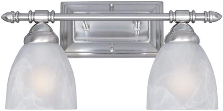 Branson Modern Wall Mounted Bath Bar in Satin Platinum