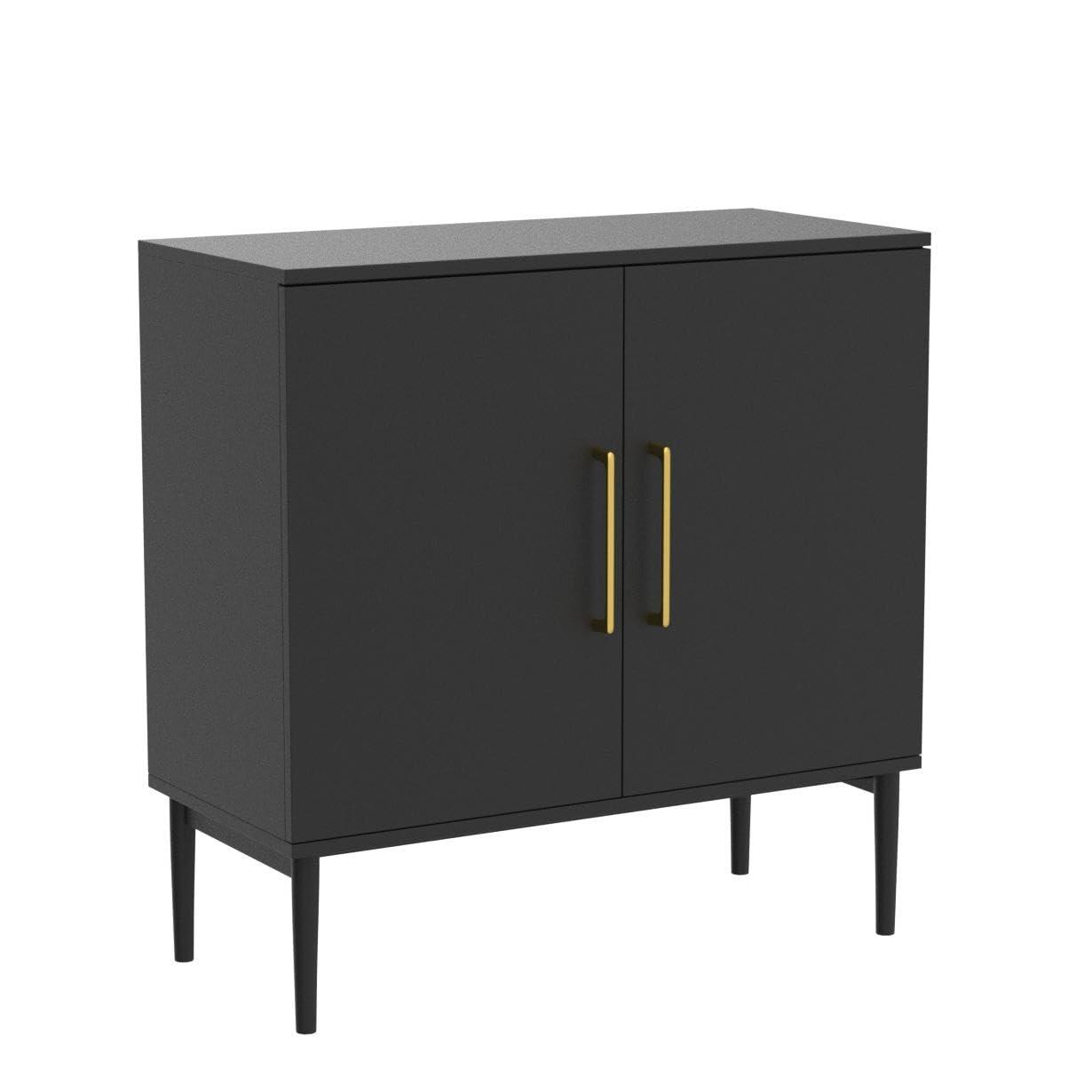 Rattan Cabinet Sideboard Buffet Cabinet, Accent Cabinet for Living Room, Hallway, Dining Room, Entryway