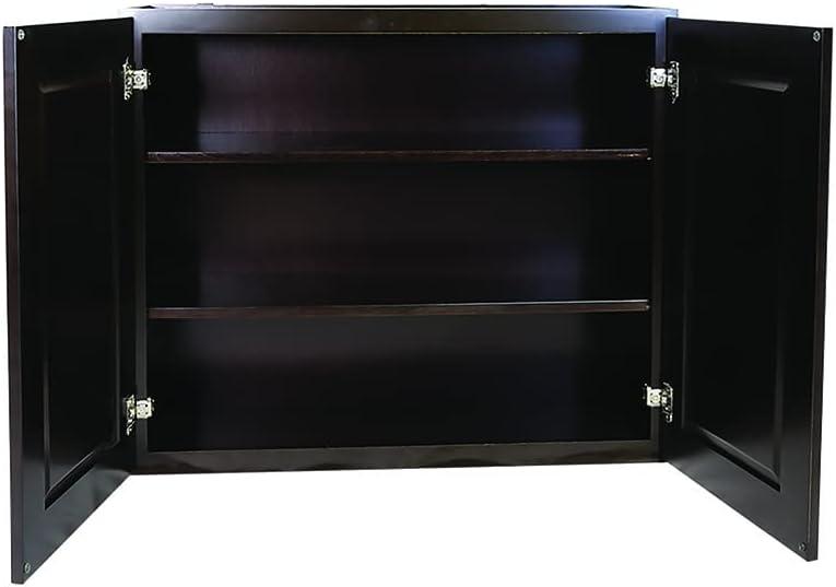 Design House Brookings Mueble de Pared Agitador de 3336 Pulgadas, Marrón, sin Montar, 33 X 36 Pulgadas