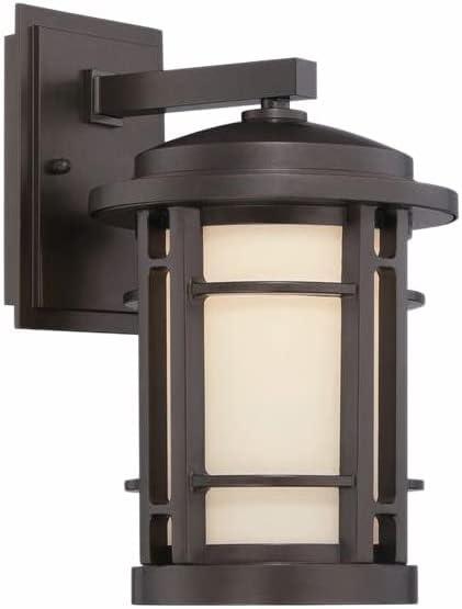 Burnished Bronze 11.5" LED Mission Style Wall Lantern