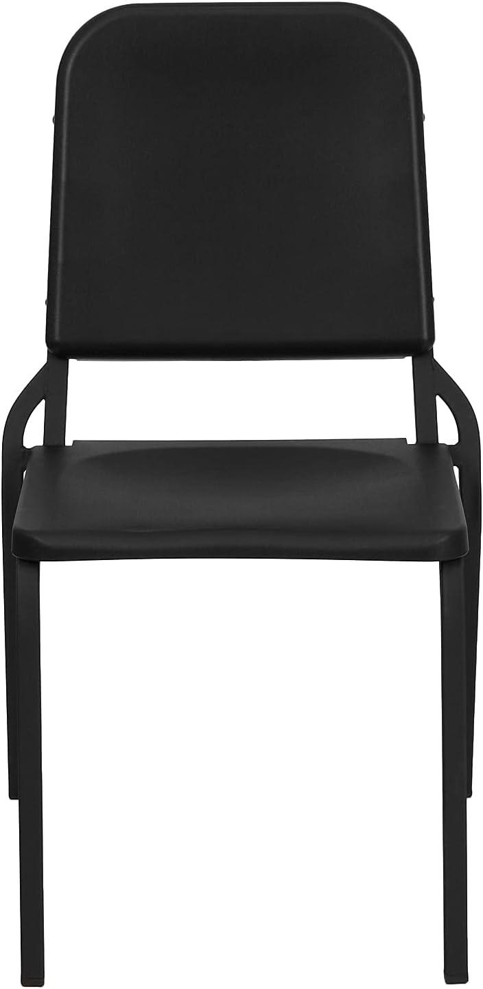 Flash Furniture HERCULES Series Black High Density Stackable Melody Band/Music Chair