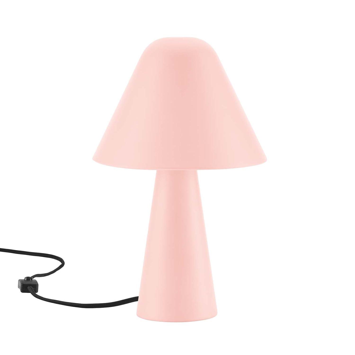 Modway Jovial Mushroom Table Lamp – Modern Metal Dome Shade Accent Light for Living Room or Bedroom