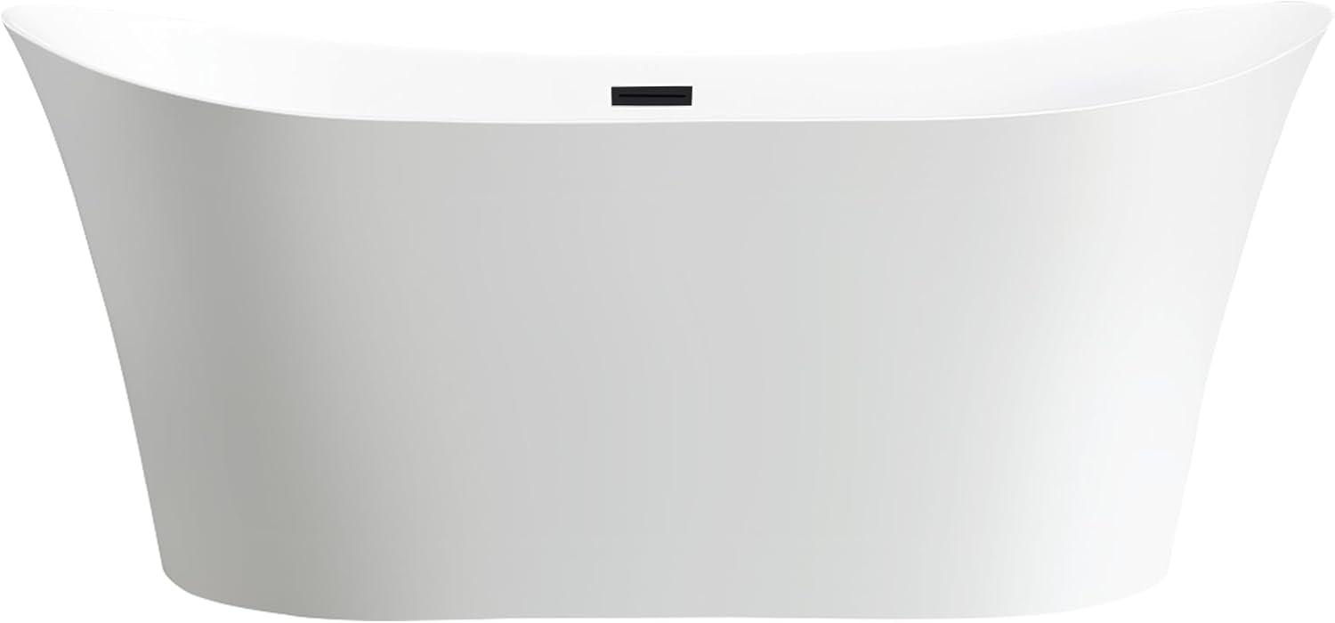 67" x 31" Freestanding Soaking Bathtub