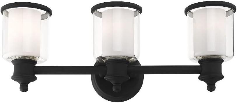 Livex Lighting Middlebush 3 - Light Vanity in  Brushed Nickel