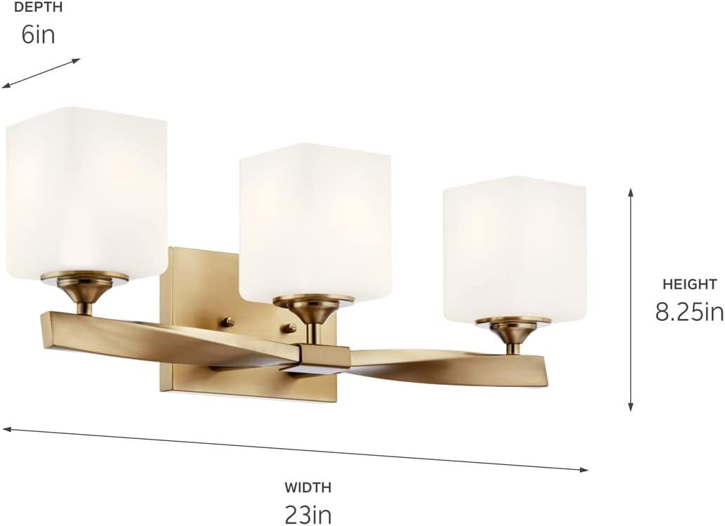 Kichler Lighting Marette 3 - Light Vanity in  Champagne Bronze