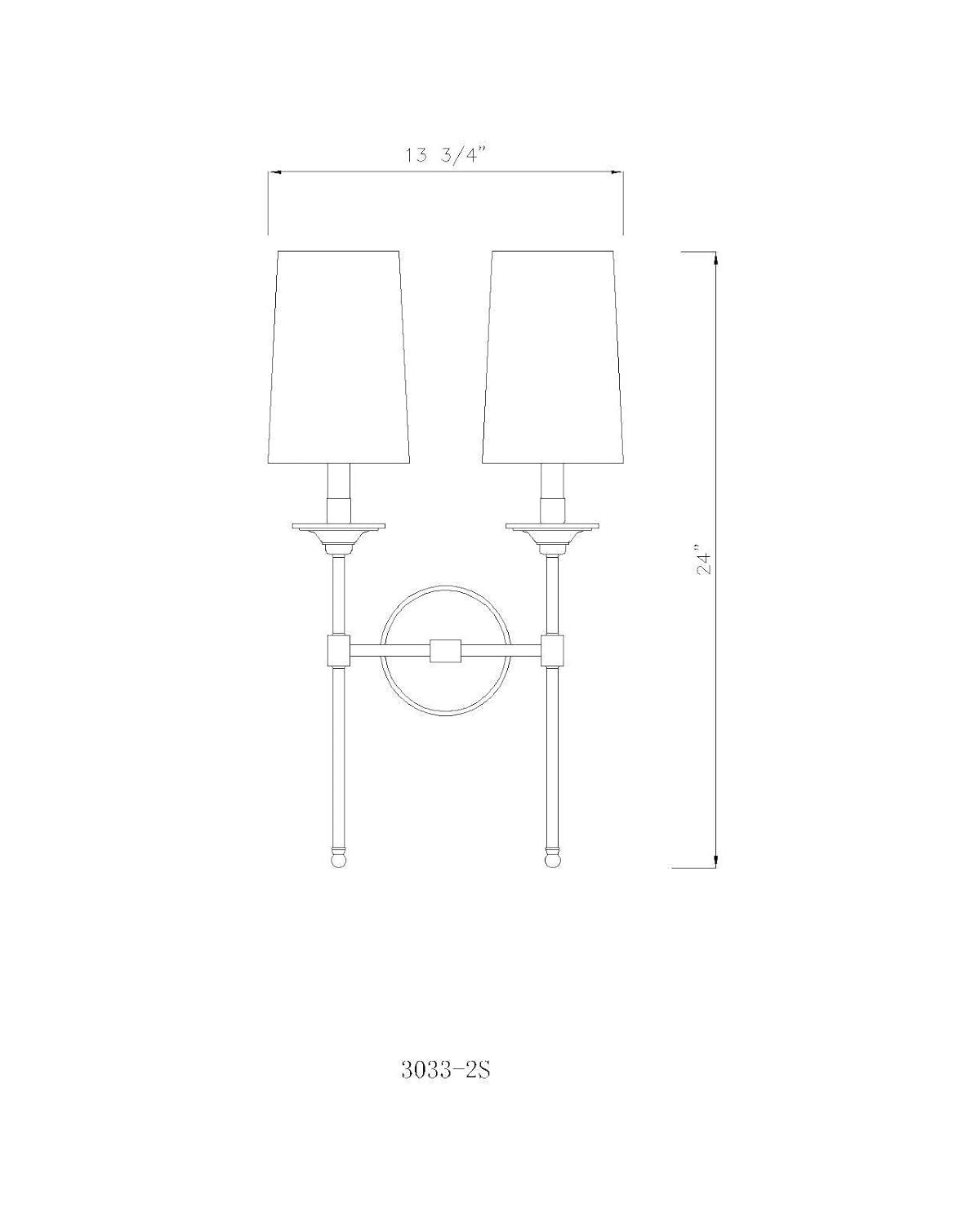 Z-Lite Emily 2 - Light Wall Light in  Polished Nickel