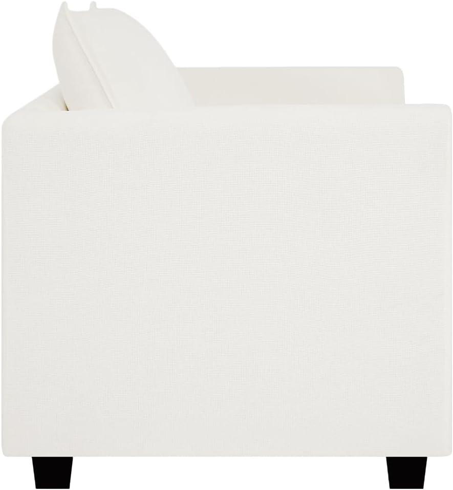 Naomi Home Elizabeth Modern DIY Collection-Fabric:Linen,Finish:White Down,Style:Sofa Set